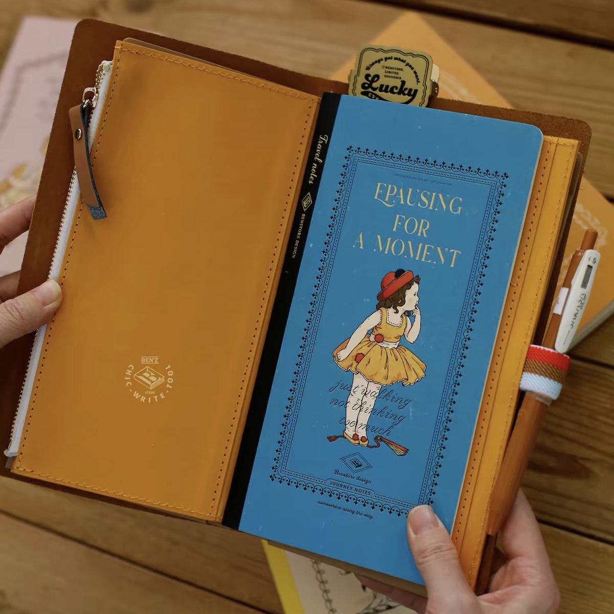 Vintage Collectible Magazines - ヴィンテージプリントTNリフィルノートブック 無地薄型インナーページ トラベルジャーナル交換用インサート スクラップブック ハンドアカウントステーショナリー