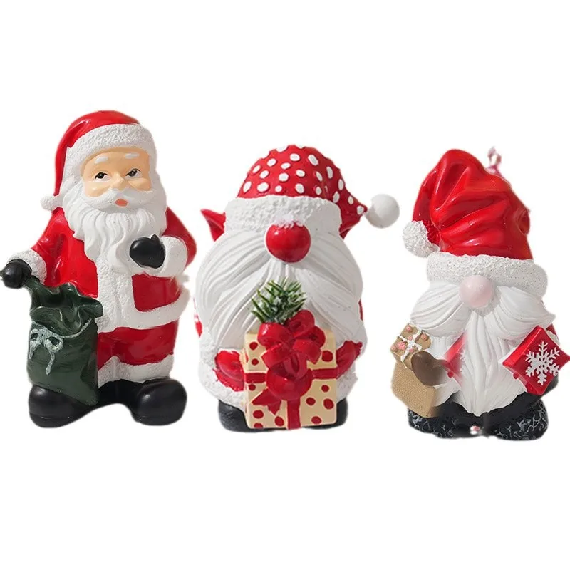 クリスマスサンタ樹脂オーナメントヴィンテージ卓上装飾ホームオ - Vintage Collectible Santa のレビューと価格