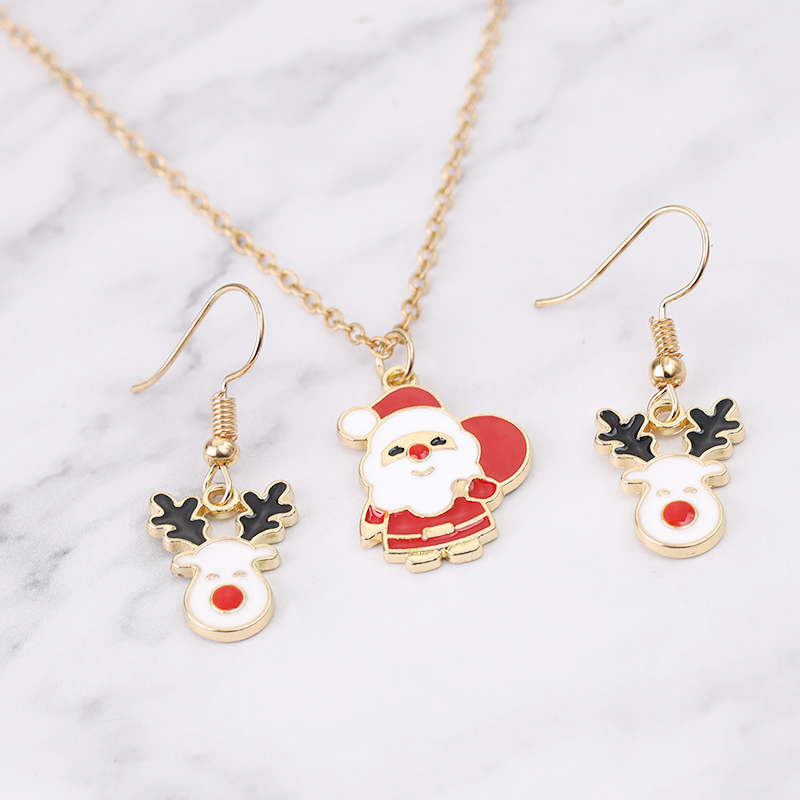 女性のためのクリスマスコレクションのジュエリーセット,トナカ - Vintage Collectible Santa のレビューと価格
