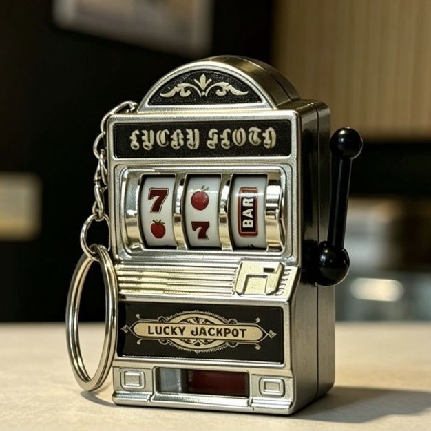 ミニポータブルフルーツスロットマシンキーホルダーペンダントヴ - Vintage Collector のレビューと価格