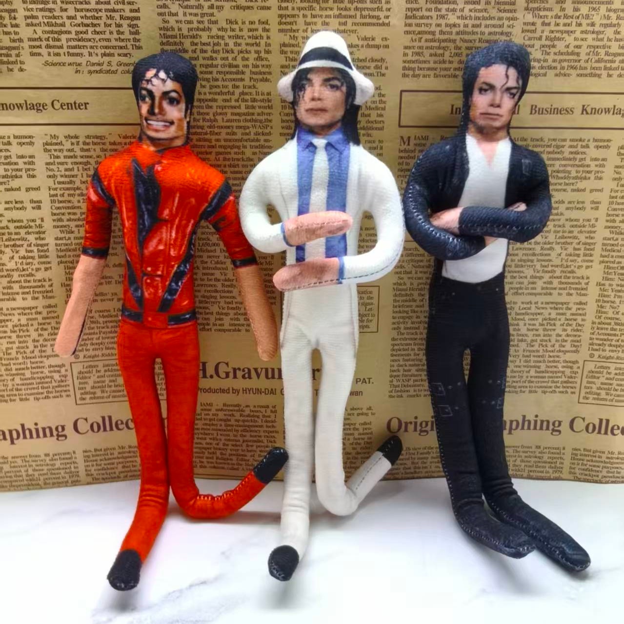 ヴィンテージMJマイケル・ジャクソンコスプレ小道具人形曲げら - Vintage Collectible Dolls のレビューと価格