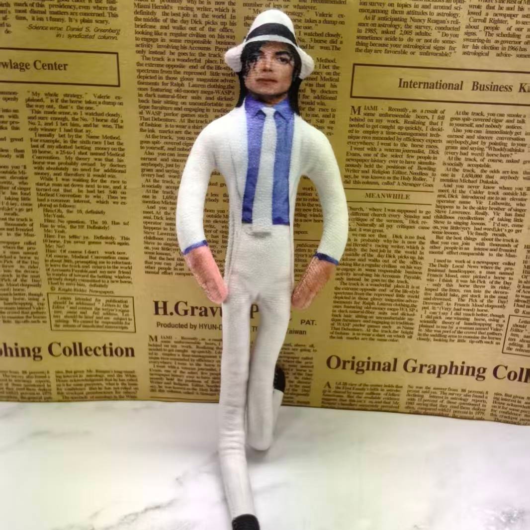 ヴィンテージMJマイケル・ジャクソンコスプレ小道具人形曲げら - Vintage Collectible Dolls のレビューと価格