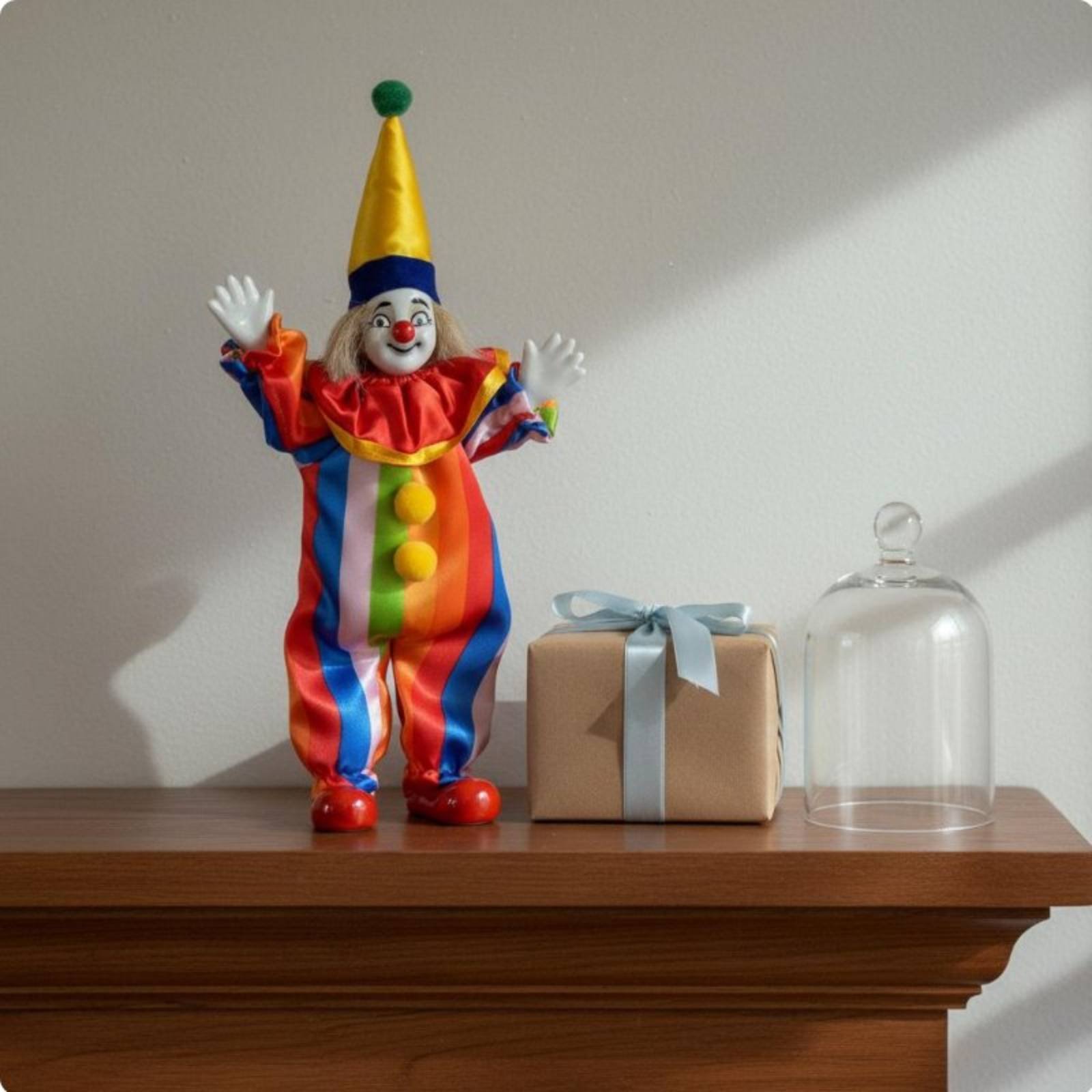 ヴィンテージ磁器製ピエロ人形　個性的なギフト　コレクターズア - Vintage Collectible Dolls のレビューと価格