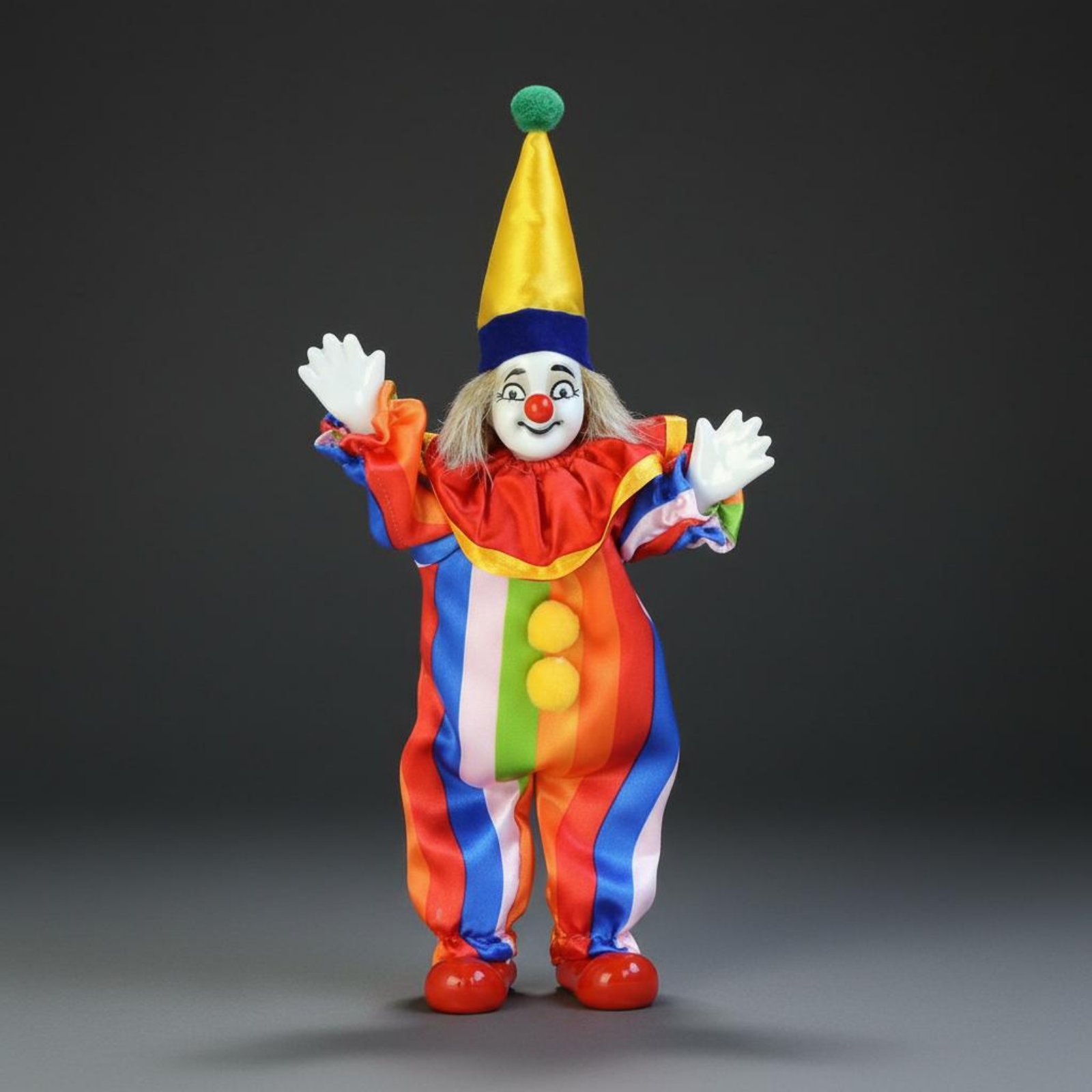 ヴィンテージ磁器製ピエロ人形　個性的なギフト　コレクターズア - Vintage Collectible Dolls のレビューと価格