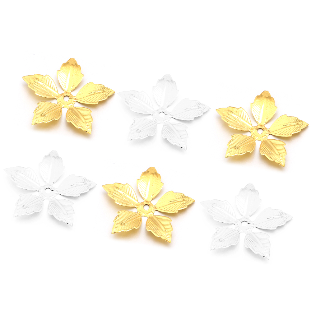 30 個ヴィンテージゴールドシルバーカラーの花ブランクレセプ - Vintage Collectibles For Sale のレビューと価格