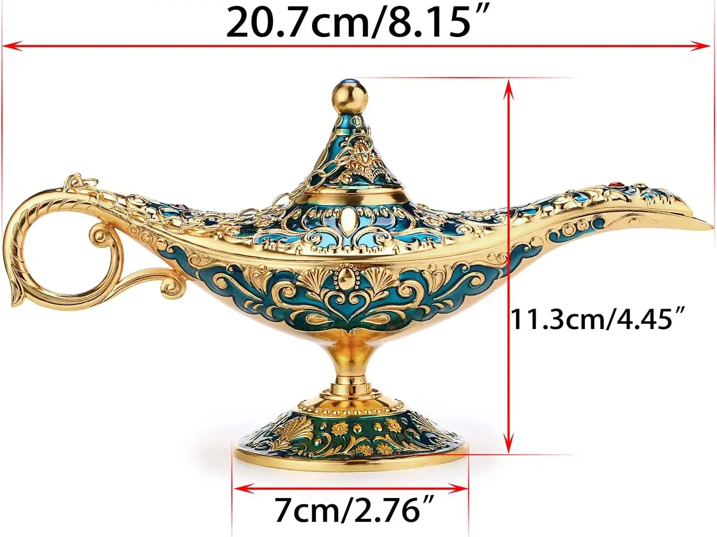 ヴィンテージ魔法伝説アラジン魔神ランプ、家庭用ウェディングテ - Collectible Vintage Lamps のレビューと価格