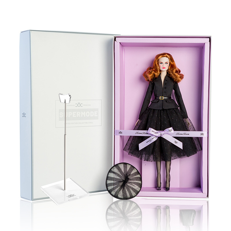 32cmスーパーモデルドール、服付き、ドールホルダー付きスー - Vintage Collectible Dolls のレビューと価格